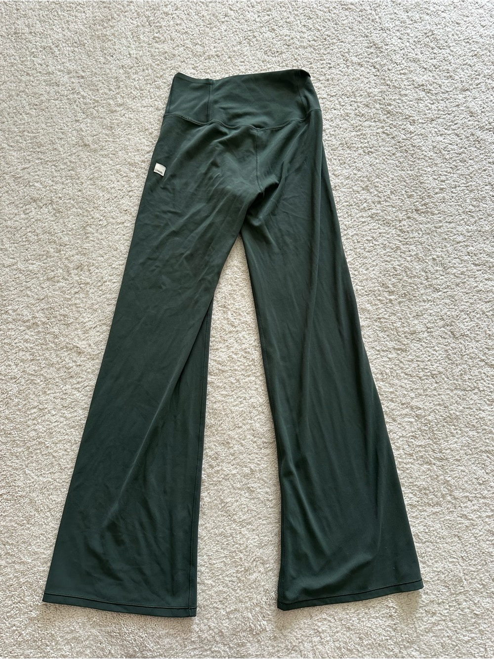 Vuori Forest Green Wide-Leg Active Leggings